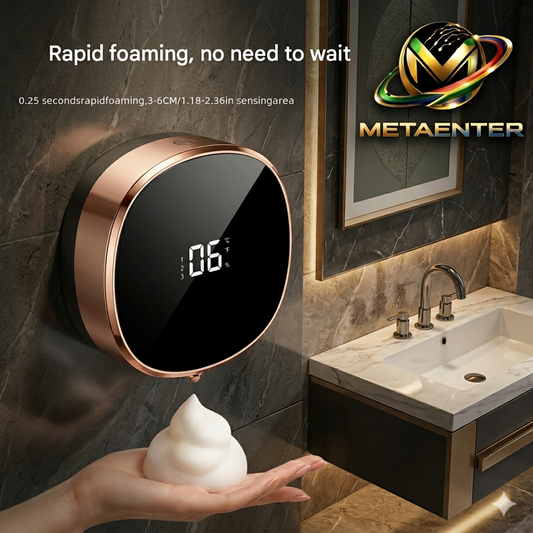 A Wall-Mounted Automatic Soap Dispenser with Real-Time Liquid Level Alerts